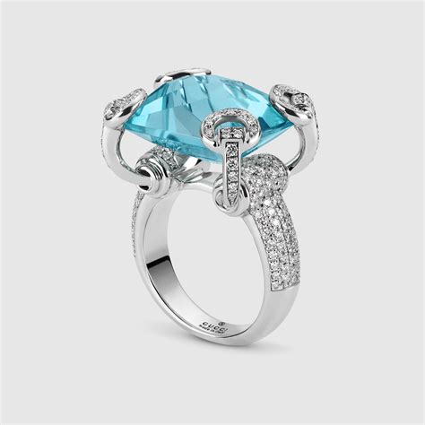 gucci horsebit cocktail ring topaz|GUCCI Horsebit Jewelry: Gold Fine Jewelry .